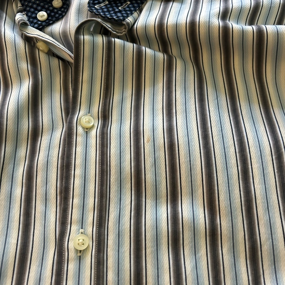 Striped Button Down Shirt - Picture 3 of 7